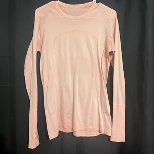 Pale Pink lululemon long sleeve